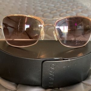Authentic Oliver Peoples Auburn and gold sunglasses. EUC